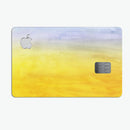 Blotted Gold 42 Absorbed Watercolor Texture - Premium Protective Decal Skin-Kit for the Apple Credit Card