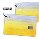 Blotted Gold 42 Absorbed Watercolor Texture - Premium Protective Decal Skin-Kit for the Apple Credit Card