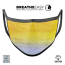 Blotted Gold 42 Absorbed Watercolor Texture - Made in USA Mouth Cover Unisex Anti-Dust Cotton Blend Reusable & Washable Face Mask with Adjustable Sizing for Adult or Child