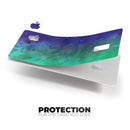 Blotted Green 97 Absorbed Watercolor Texture - Premium Protective Decal Skin-Kit for the Apple Credit Card