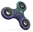 Blotted Green 97 Absorbed Watercolor Texture Full-Body Fidget Spinner Skin-Kit