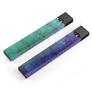Blotted Green 97 Absorbed Watercolor Texture - Premium Decal Protective Skin-Wrap Sticker compatible with the Juul Labs vaping device