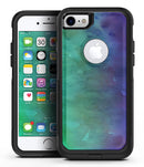 Blotted Green 97 Absorbed Watercolor Texture - iPhone 7 or 8 OtterBox Case & Skin Kits