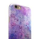 Blotted Pink and Purple Texture iPhone 6/6s or 6/6s Plus 2-Piece Hybrid INK-Fuzed Case