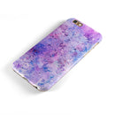 Blotted Pink and Purple Texture iPhone 6/6s or 6/6s Plus 2-Piece Hybrid INK-Fuzed Case