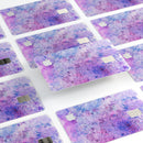 Blotted Pink and Purple Texture - Premium Protective Decal Skin-Kit for the Apple Credit Card