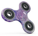 Blotted Pink and Purple Texture Full-Body Fidget Spinner Skin-Kit