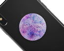 Blotted Pink and Purple Texture - Skin Kit for PopSockets and other Smartphone Extendable Grips & Stands