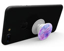 Blotted Pink and Purple Texture - Skin Kit for PopSockets and other Smartphone Extendable Grips & Stands