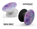 Blotted Pink and Purple Texture - Skin Kit for PopSockets and other Smartphone Extendable Grips & Stands