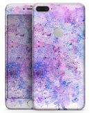 Blotted Pink and Purple Texture - Skin-kit for the iPhone 8 or 8 Plus