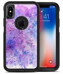 Blotted Pink and Purple Texture - iPhone X OtterBox Case & Skin Kits