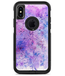 Blotted Pink and Purple Texture - iPhone X OtterBox Case & Skin Kits