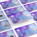 Blotted Purple 896 Absorbed Watercolor Texture - Premium Protective Decal Skin-Kit for the Apple Credit Card