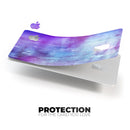 Blotted Purple 896 Absorbed Watercolor Texture - Premium Protective Decal Skin-Kit for the Apple Credit Card
