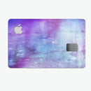 Blotted Purple 896 Absorbed Watercolor Texture - Premium Protective Decal Skin-Kit for the Apple Credit Card
