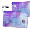 Blotted Purple 896 Absorbed Watercolor Texture - Premium Protective Decal Skin-Kit for the Apple Credit Card