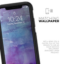Blotted Purple 896 Absorbed Watercolor Texture - Skin Kit for the iPhone OtterBox Cases