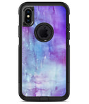 Blotted Purple 896 Absorbed Watercolor Texture - iPhone X OtterBox Case & Skin Kits