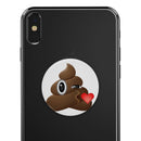Blowing Kisses Poo Emoticon Emoji - Skin Kit for PopSockets and other Smartphone Extendable Grips & Stands