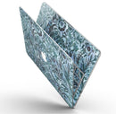 Blue-Green Damask Watercolor Pattern - MacBook Pro with Retina Display Full-Coverage Skin Kit