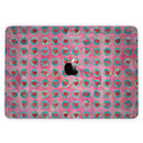 MacBook Pro with Touch Bar Skin Kit - Blue-Green_Polka_Dots_with_Hearts_Pattern_on_Pink_Watercolor-MacBook_13_Touch_V3.jpg?