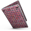 MacBook Pro with Touch Bar Skin Kit - Blue-Green_Polka_Dots_with_Hearts_Pattern_on_Pink_Watercolor-MacBook_13_Touch_V6.jpg?