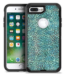Blue-Green Watercolor Leopard Pattern - iPhone 7 Plus/8 Plus OtterBox Case & Skin Kits