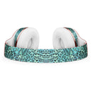 Blue-Green Watercolor Leopard Pattern Full-Body Skin Kit for the Beats by Dre Solo 3 Wireless Headphones
