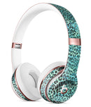 Blue-Green Watercolor Leopard Pattern Full-Body Skin Kit for the Beats by Dre Solo 3 Wireless Headphones