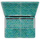 MacBook Pro with Touch Bar Skin Kit - Blue-Green_Watercolor_Quatrefoil-MacBook_13_Touch_V4.jpg?