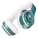 Blue-Green Watercolor Squiggles Full-Body Skin Kit for the Beats by Dre Solo 3 Wireless Headphones