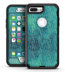 Blue-Green Watercolor Squiggles - iPhone 7 Plus/8 Plus OtterBox Case & Skin Kits