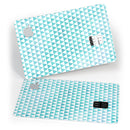 Blue-Green Watercolor Trangle Pattern - Premium Protective Decal Skin-Kit for the Apple Credit Card
