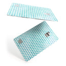 Blue-Green Watercolor Trangle Pattern - Premium Protective Decal Skin-Kit for the Apple Credit Card