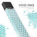Blue-Green Watercolor Trangle Pattern - Premium Decal Protective Skin-Wrap Sticker compatible with the Juul Labs vaping device