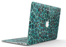 Blue-Green and Black Watercolor Giraffe Pattern - MacBook Air Skin Kit