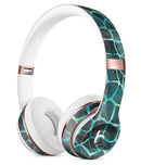 Blue-Green and Black Watercolor Giraffe Pattern Full-Body Skin Kit for the Beats by Dre Solo 3 Wireless Headphones