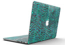 Blue-Green and Black Watercolor Tiger Pattern - MacBook Pro with Retina Display Full-Coverage Skin Kit