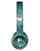 Blue-Green and Black Watercolor Tiger Pattern Full-Body Skin Kit for the Beats by Dre Solo 3 Wireless Headphones