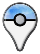 Blue 0021 Absorbed Watercolor Texture Pokémon GO Plus Vinyl Protective Decal Skin Kit