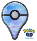 Blue 0021 Absorbed Watercolor Texture Pokémon GO Plus Vinyl Protective Decal Skin Kit