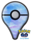 Blue 0021 Absorbed Watercolor Texture Pokémon GO Plus Vinyl Protective Decal Skin Kit