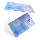 Blue 0021 Absorbed Watercolor Texture - Premium Protective Decal Skin-Kit for the Apple Credit Card