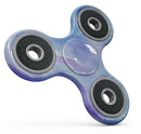 Blue 0021 Absorbed Watercolor Texture Full-Body Fidget Spinner Skin-Kit