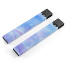 Blue 0021 Absorbed Watercolor Texture - Premium Decal Protective Skin-Wrap Sticker compatible with the Juul Labs vaping device