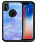 Blue 0021 Absorbed Watercolor Texture - iPhone X OtterBox Case & Skin Kits