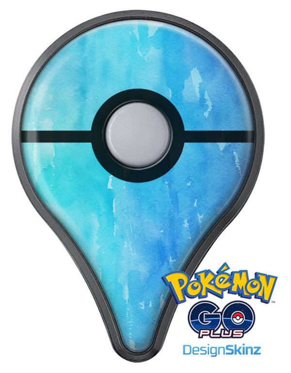 Blue 082 Absorbed Watercolor Texture Pokémon GO Plus Vinyl Protective Decal Skin Kit