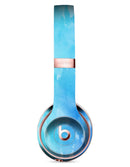 Blue 082 Absorbed Watercolor Texture Full-Body Skin Kit for the Beats by Dre Solo 3 Wireless Headphones