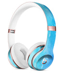 Blue 082 Absorbed Watercolor Texture Full-Body Skin Kit for the Beats by Dre Solo 3 Wireless Headphones